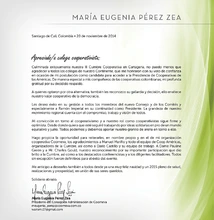 Carta agradecimiento