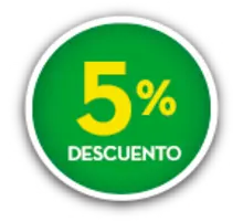 5% DE DCTO.