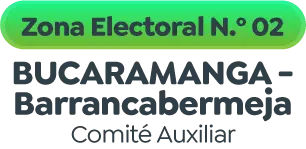 ZONA ELECTORAL No. 02 BUCARAMANGA - BARRANCABERMEJA