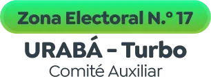 ZONA ELECTORAL No. 17 URABÁ-TURBO 