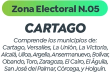 ZONA ELECTORAL N.º 05 CARTAGO