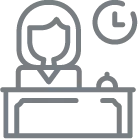 Recepci&oacute;n 24 horas